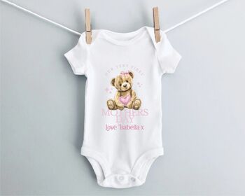 Personalised Pink First Mother's Day Teddy, 4 of 12