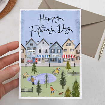Village Green Father's Day Card For Dad, 2 of 2