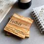 Mother/Father Definition Marble Coaster, thumbnail 12 of 12