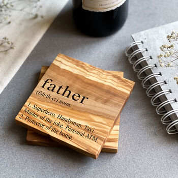 Mother/Father Definition Marble Coaster, 12 of 12