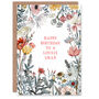 Meadow Plants Flowers Birthday Gran Her Card, thumbnail 1 of 4
