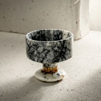 Handcrafted Tumbling Marble Tumblers – Afyon Lilac, 5 of 5