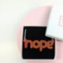 Nope Necklace Acrylic Silver Plated Chain Pick Colour, thumbnail 2 of 6