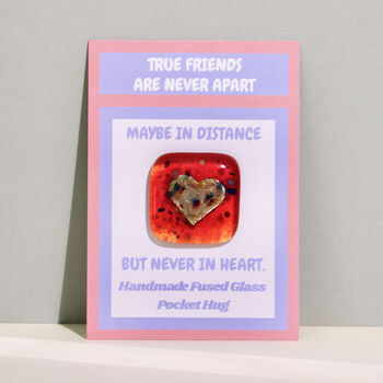 Handmade Glass Letterbox Keepsake Greeting Card Gift Pocket Token, 3 of 10