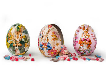 Saga Oversized Reusable Easter Egg / Swedish Style Påskägg With Chocolate Truffles, 7 of 7