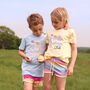 Seashell Collectors Club Kids Organic T Shirt, thumbnail 2 of 4