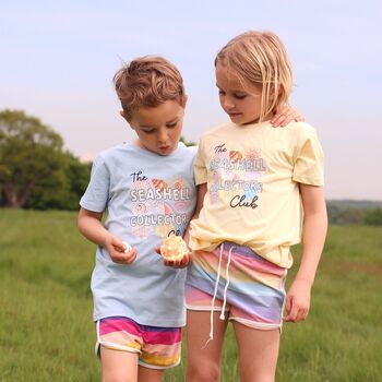 Seashell Collectors Club Kids Organic T Shirt, 2 of 4