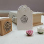 Cupcake Rubber Personalised Stamp For Crafts And Baking, thumbnail 1 of 2