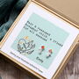 Personalised Birthstone Star Earring Gift Box, thumbnail 1 of 11