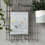 New Baby Pressed Wildflower And Stitched Words Wall Art, thumbnail 1 of 8