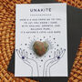 Unakite Crystal Heart For Balance And Healing, thumbnail 3 of 3