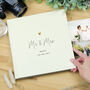 Personalised Gold Heart Square Photo Album – Perfect Wedding Gift For Couples, thumbnail 4 of 6
