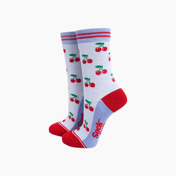 Summer Fruits Bamboo Socks Gift Set For Women, 4 of 4