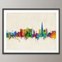 Dubai Skyline Cityscape Art Print, thumbnail 5 of 8