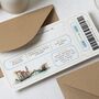 Personalised Trip Reveal Venice Boarding Pass Voucher, thumbnail 2 of 4