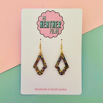 Sparkly Diamond Earrings *More Colours Available*, 9 of 10
