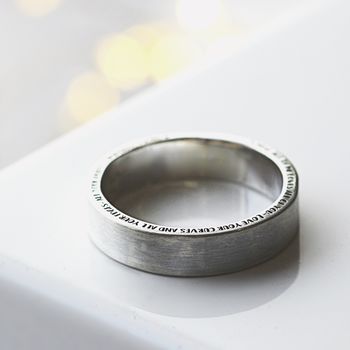The Halo Personalised Silver Ring, 2 of 5