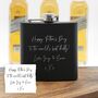 Personalised Handwriting Hip Flask, thumbnail 5 of 9