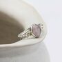 Belstone Sterling Silver Rose Quartz Ring, thumbnail 1 of 7