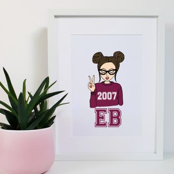 Personalised Year You Were Born Birthday Gift Print, 5 of 5