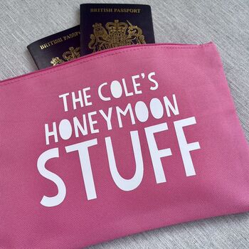 Honeymoon Stuff Storage Pouch Bag, 3 of 3