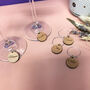 Personalised Five Party Wine Glass Charms, thumbnail 2 of 4