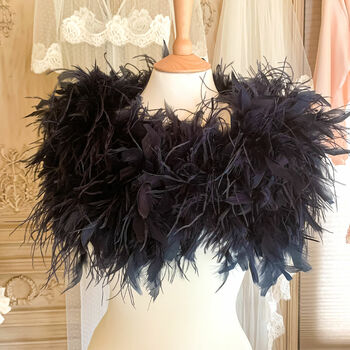 Ostrich Feather Wrap, 6 of 8