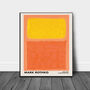 Marc Rothko Orange On Yellow Art Print, thumbnail 3 of 4