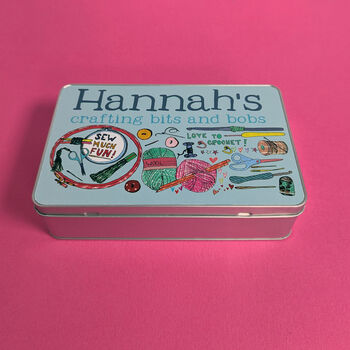 Personalised Crafting Storage Tin, 9 of 9