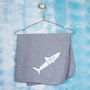 Personalised Shark New Baby Blanket, thumbnail 1 of 5