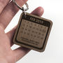 Personalised 'Our Special Date' Keyring, thumbnail 1 of 2