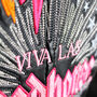 Black Cropped 'Viva Las Woodhouse' Wedding Jacket, thumbnail 4 of 10