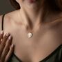 Urban Jungle Monstera Leaf Necklace, thumbnail 4 of 9