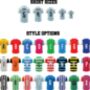 Personalised Hanging Football Shirt Family Five People Cushion Cover Keepsake Gift, thumbnail 2 of 2