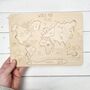 Children's Wooden World Map Puzzle, thumbnail 2 of 6