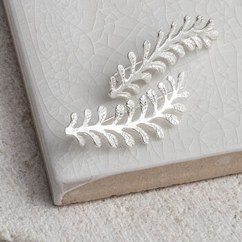 Sterling Silver Vine Ear Climber, 2 of 4
