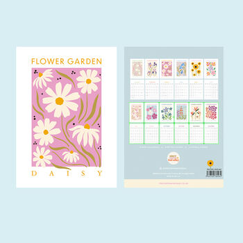 2023 Flower Garden Wall Calendar | A5 Hanging Calendar, 4 of 8