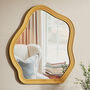 70x80 Cm Wall Mirror Vintage Gold Accent Mirror, thumbnail 9 of 11