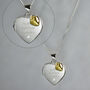 Personalised Silver Heart Locket Necklace, thumbnail 2 of 5