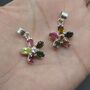 Tourmaline Silver Pendant Necklace: October Birthstone, thumbnail 5 of 9