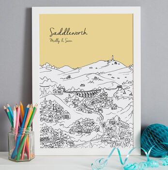 Personalised Saddleworth Print, 6 of 9