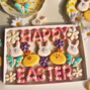 'Happy Easter' Family Size Cookie Letterbox Gift, thumbnail 1 of 3