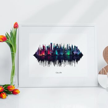 Personalised Favourite Song Playable Soundwave Print, 7 of 7