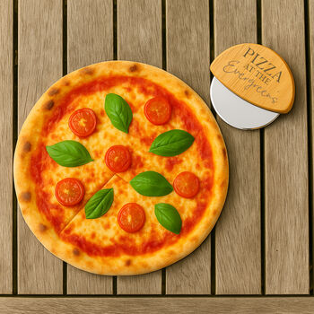 Personalised Family Pizza 'At The' Cutter, 3 of 3