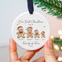 Personalised First Christmas Family Ornament With Names, thumbnail 6 of 8