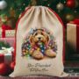 Personalised Cockapoo In Christmas Lights, thumbnail 10 of 12