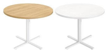 Round Dining Table Farmhouse Kitchen Table, 7 of 7