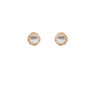 Gemma Recycled 14 K Gold Filled Stud Earrings, thumbnail 2 of 2