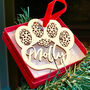 Pet Personalised Christmas Tree Snowflake Bauble, thumbnail 2 of 5