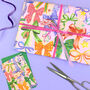 Christmas Bows Gift Wrap, thumbnail 1 of 5